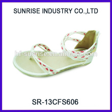 SR-13CFS606 2014 Chaussures à bas prix à bas prix pour sandales filles pour sandales mignonnes pieds plats pour filles